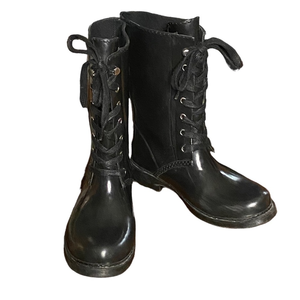 Michael Kors Womens Lined Rubber Rain Boots Size 8